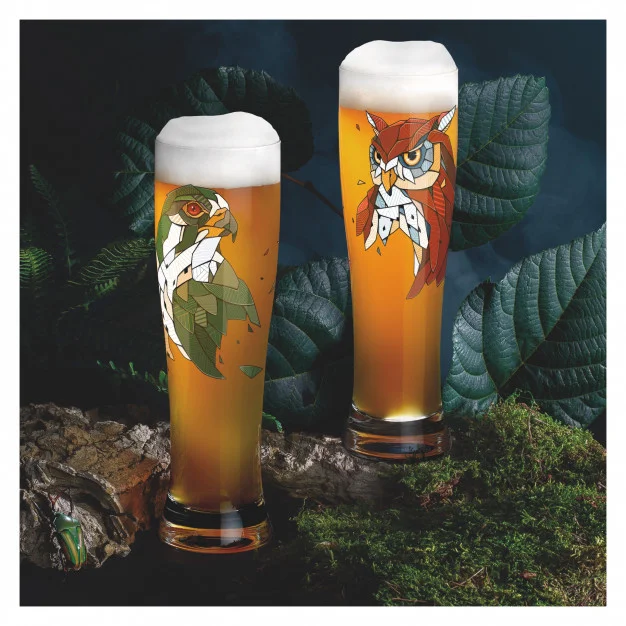 Confezione 2 bicchieri da birra Weizen BRAUCHZEIT F23 RITZENHOFF